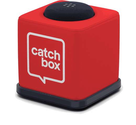 Catchbox Cube, micro à lancer
