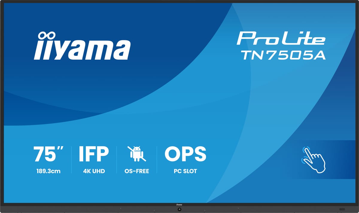 Écran interactif tactile iiyama 75 pouces